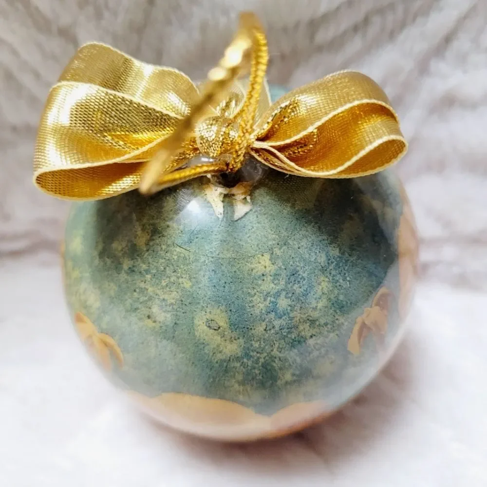 VTG Enesco Precious Moments Collection Christmas Nativity Ornament 3